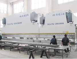 WE67K-800/8000+WE67K-400/4000 CNC Press Brake in Tandem